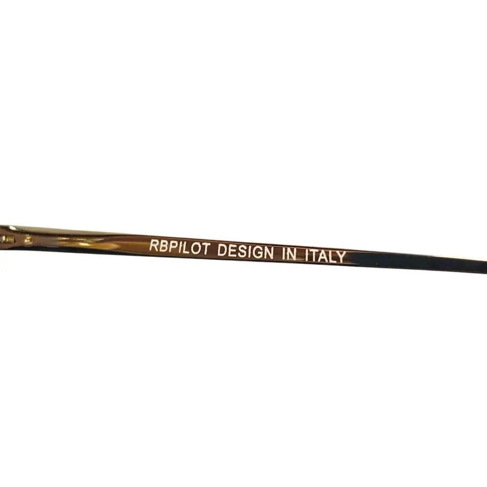Ray-Ban RBPILOT RB6456 Gold Aviator Eyeglasses Frames Only 54-17-140 Italy